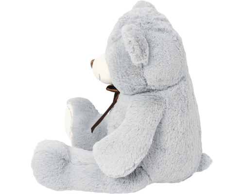 Grijze teddybeer met strik