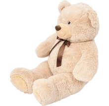 Zittende teddybeer met strik