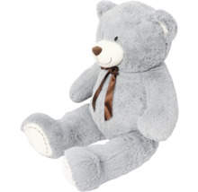 Grijze teddybeer met strik