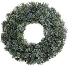 Adventskrans van echte dennentakken