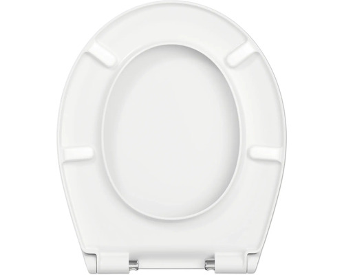 Toiletdeksel van kunststof, bovenaanzicht