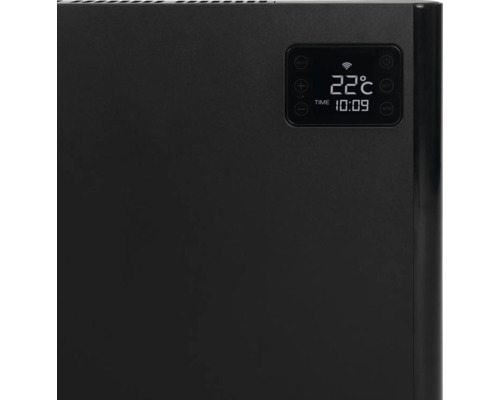 EUROM Convectorkachel Alutherm 1500 Watt WiFi zwart