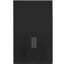 Zwarte zeepdispenser voor wandmontage