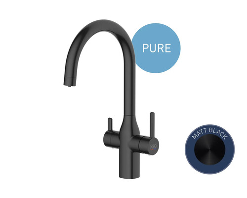 KEO kraan Pure in mat zwart
