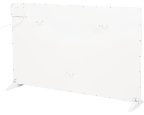Witte radiatorbekleding met bevestigingsmateriaal