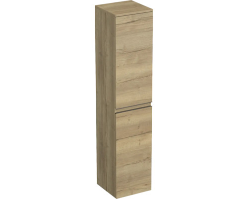 JUNGBORN Hoge badkamerkast TRENTA 161,8x35x35 cm halifax eiken naturel