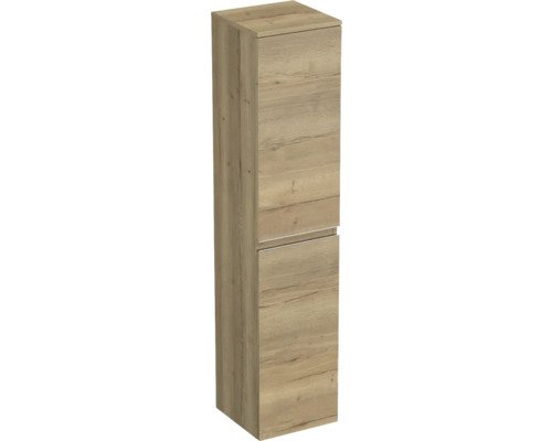 JUNGBORN Hoge badkamerkast TRENTA 161,8x35x35 cm halifax eiken naturel