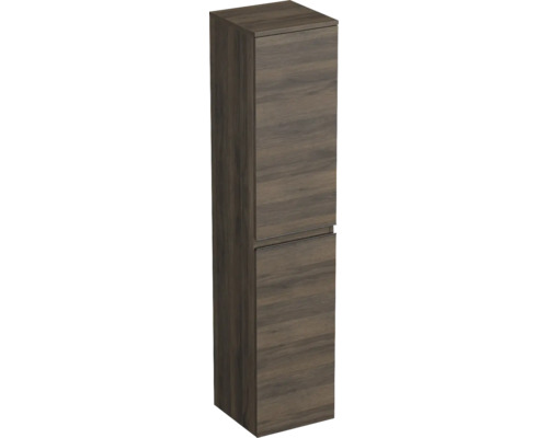 JUNGBORN Hoge badkamerkast TRENTA 161,8x35x35 cm gladstone eiken tabak