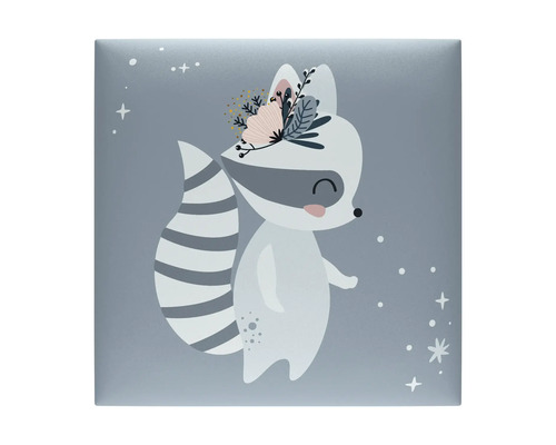 Decoratieve tegel met wasbeermotief voor kinderkamer