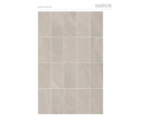 Narvik Sand 40x120 tegelpatroon