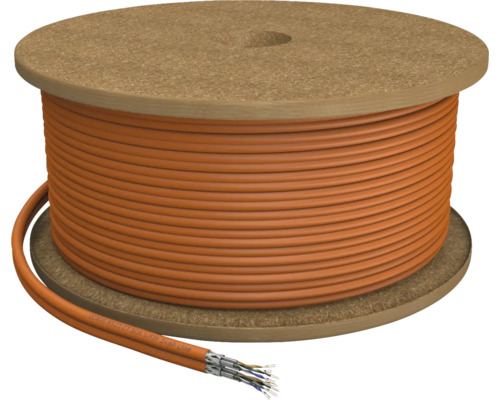 Glasvezelkabel op haspel