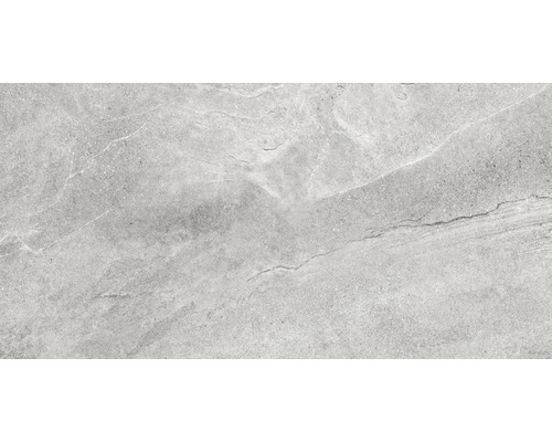 Grijze keramische tegel met mat oppervlak