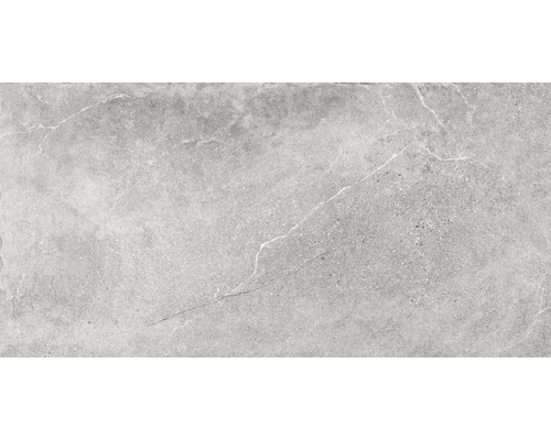 Grijze vloertegel met steenmotief