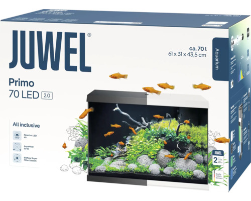 Verpakking Juwel Aquarium Primo 70 LED met accessoires