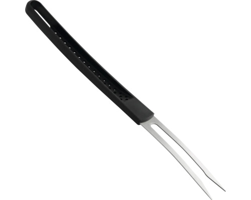 Metalen vleesvork met kunststof handvat