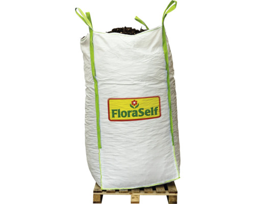 Grote zak potgrond van het merk FloraSelf op pallet