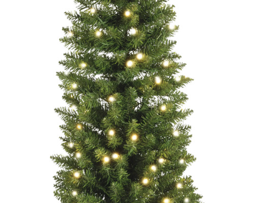 Kunstkerstboom met verlichting voor feestelijke decoraties.