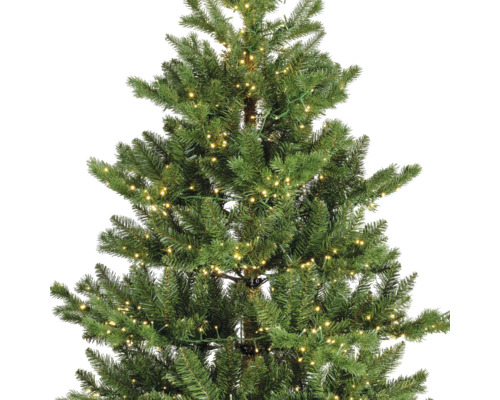 Kunstkerstboom met geïntegreerde verlichting.