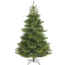 Kunstkerstboom met verlichting op een standaard