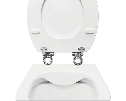 Toiletdeksel met bevestiging