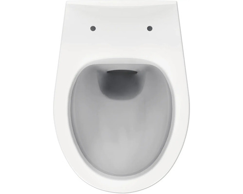 Wandcloset van keramiek, bovenaanzicht