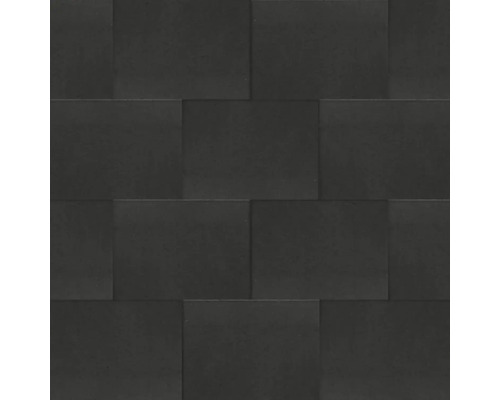 EXCLUTON Terrastegel 60PLUS Soft Comfort met facet nero, 20 x 30 x 6 cm