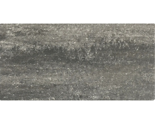 Grijze terrastegel met gestructureerd oppervlak.