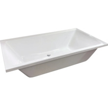 Rechthoekig ligbad van sanitairacryl