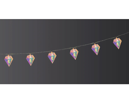 Lichtsnoer met diamantvorm