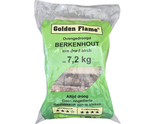 GOLDEN FLAME Openhaardhout ovengedroogd Berkenhout 7,2 kg