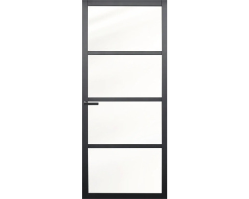 PERTURA Binnendeur 1005 Opdek links zwart gegrond 211,5x93 cm