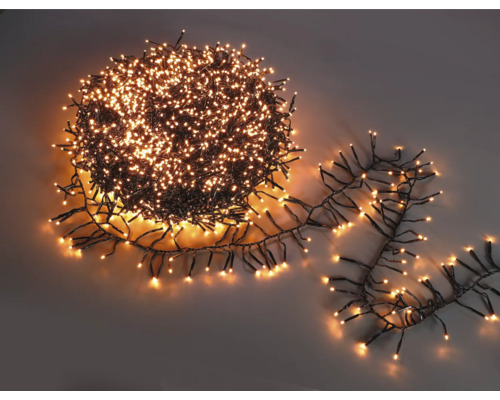 Lichtsnoer met veel warmwitte lampjes