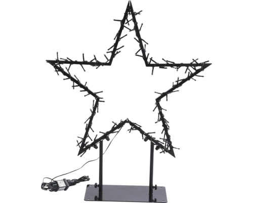 Stervormige leddecoratie met standaard voor binnenshuis