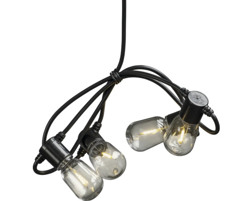 KONSTSMIDE Kerstverlichting LED lichtsnoer 20 lampjes extra warmwit 4,75 m Lichtsnoer met heldere lampen voor buiten