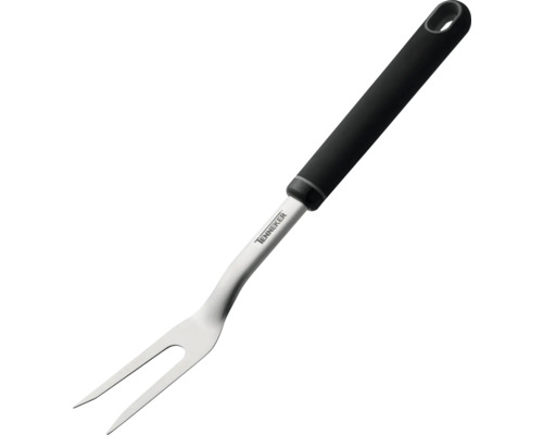 Roestvrijstalen barbecuevork met handvat