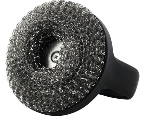 Pannenborstel met handgreep voor het reinigen van pannen