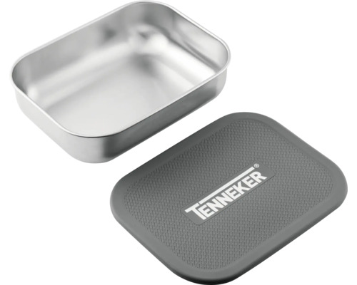 Roestvrijstalen broodtrommel met deksel