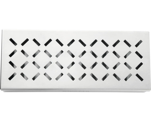 Metalen ventilatierooster met sleufvormige openingen