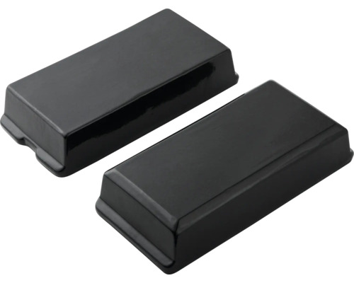 Twee rechthoekige verbindingsdozen van kunststof