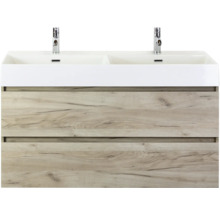 SANOX Badkamermeubelset Maxx XL met wastafel 121,0 cm craft oak