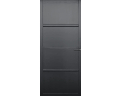 PERTURA Binnendeur industrieel zwart 1006 opdek links 83 x 201,5 cm