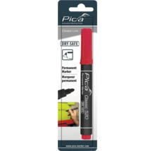 Pica Classic 520 permanente marker, rode kleur