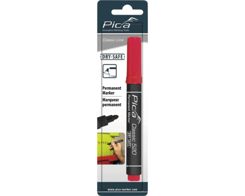 Pica Classic 520 permanente marker, rode kleur