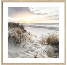 Ingelijste foto met strandmotief en duinen