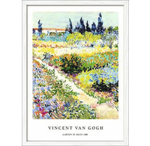 Ingelijste kunstprint Tuin in Arles van Vincent van Gogh
