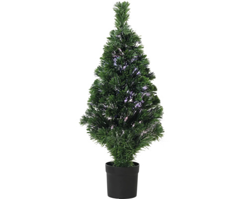 EVERLANDS Kunstkerstboom Burtley met LED verlichting Ø 45 cm H 90 cm