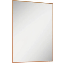 Rechthoekige spiegel met houten frame