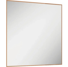 Rechthoekige spiegel met houten frame