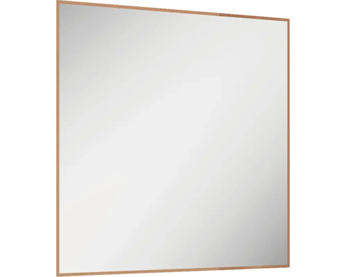 Rechthoekige spiegel met houten frame