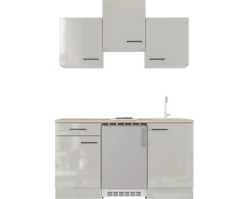 Keukenblok met gootsteen en kasten